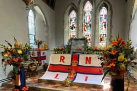 A flower festival was held at a church in Pevensey Pay in a fundraiser for Eastbourne’s RNLI.