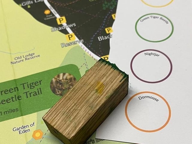 Route guide and bookmark