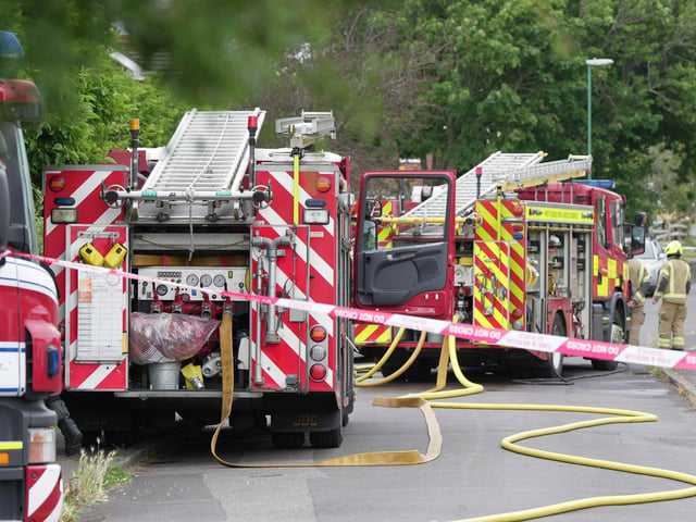 Cherry Avenue fire