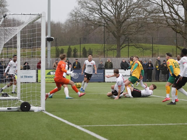 Promotion-chasing Horsham FC were held to a 1-1 draw at home by visiting Chatham Town