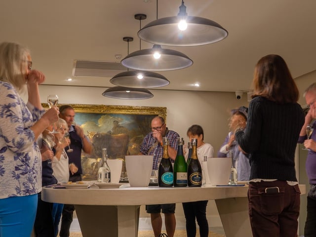 Kirsty Goring led the wine tasting and food pairing at Wiston Estate Winery, with food specially prepared by the chefs at Chalk Restaurant