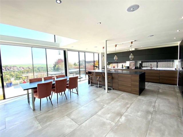 Zoopla said the property 'offers a unique opportunity for a very stylish and versatile family home in a special location'