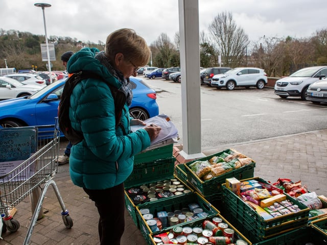 More than 8,000 items have been collected at the Lewes Food Banks Winter Collection