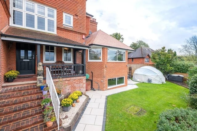 The six-bedroom Edwardian family home is located close to the edge of Lindfield