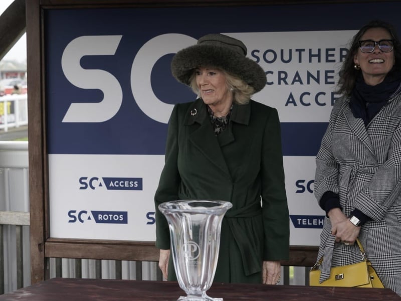 Queen Camilla at Plumpton Racecourse