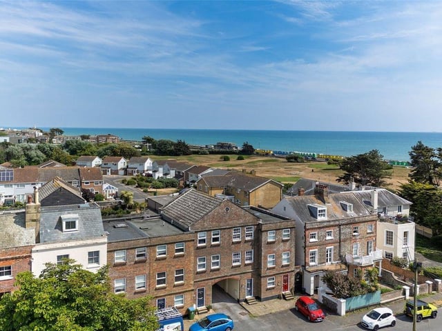 This mews house with sea views has come on the market priced at £400,000