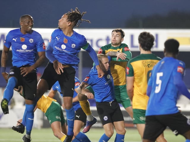 Action from Horsham's entertaining - but ultimately disappointing - 5-3 defeat at Billericay Town in the Isthmian Premier
