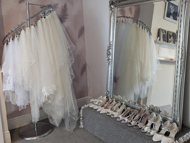 Vanity Flair Boutique in Ferring offers new and pre-loved wedding dresses and occasion wear in a wide range of sizes, and sales are commission based