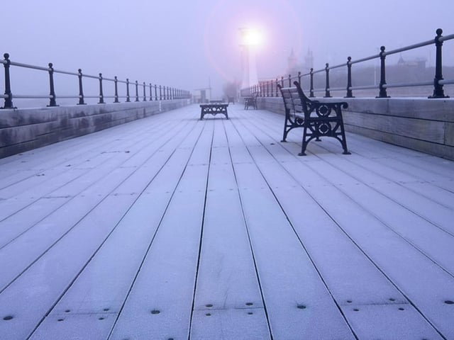 Littlehampton Pier by Norman Atkinson, the winning photo in the final round of Littlehampton Camera Club’s merit competition. Norman was the overall winner in the slides category that year.