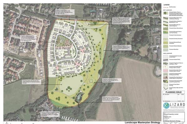 Plans for the Clappers Lane development.