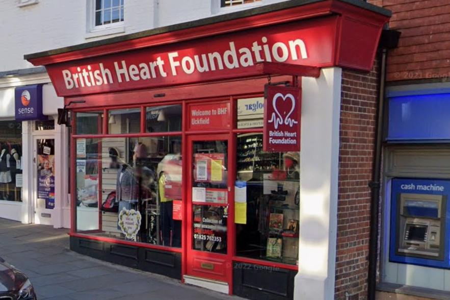 British Heart Foundation says ‘huge heartfelt thank you’ to supporters ahead of Uckfield shop closure