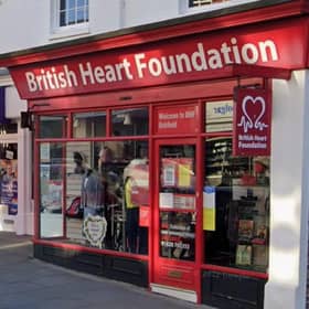 The British Heart Foundation has confirmed that its Uckfield shop is set to close on December 12. Photo: Google Street View