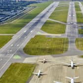 Gatwick's main runway and emergency runway. Picture: ©Jeffrey Milstein