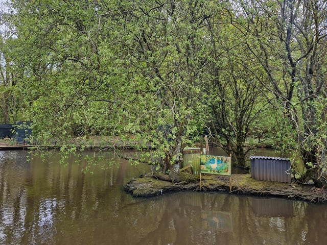 You will pass Poachers Pond