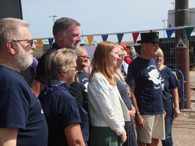 Hastings Old Town Carnival Week 2024, photo Roberts Photographic: Opening Ceremony and the RNLI concert to celebrate the 200th anniversary of the Royal National Lifeboat Institution - 1824 to 2024.