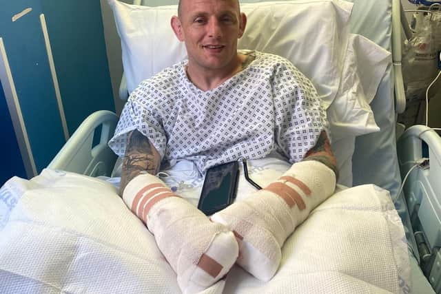 Firefighter Jack Magee is fighting for full pay after he was injured on duty last year. Photo: Jack Magee.