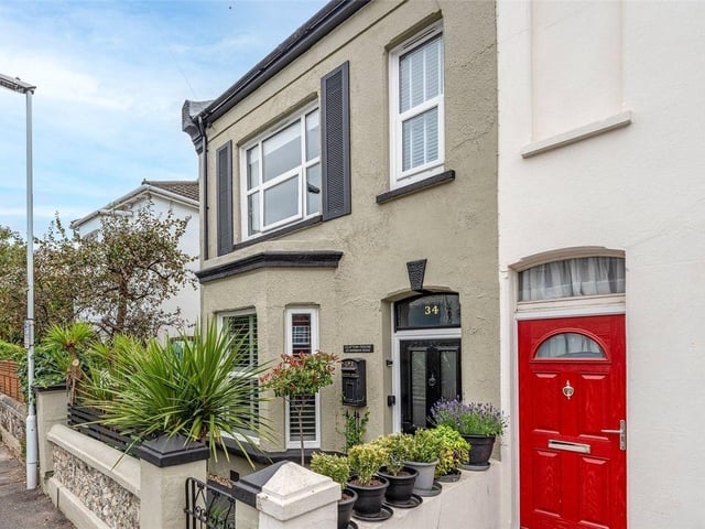 This end-of-terrace house in Worthing town centre has been completely refurbished - with no expense spared. It is on the market with Michael Jones Estate Agents and offers over £440,000 are invited.