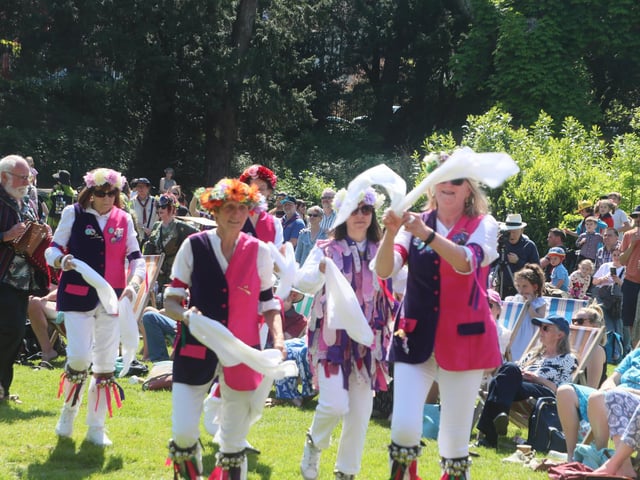 Crowning of the May Queen 2024 in Alexandra Park, Hastings, May 12. Photo by Roberts Photographic.