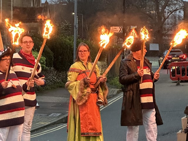 Christmas in Little Chelsea: Eastbourne residents enjoy festive event