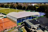 How the new covered padel courts will look