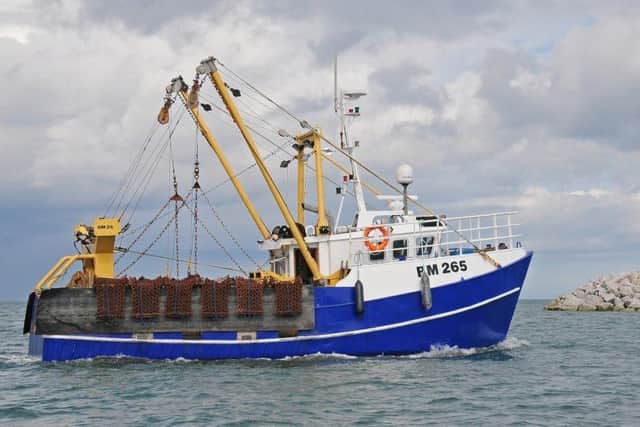 The scallop dredger Joanna C at sea. Picture from Fishing News