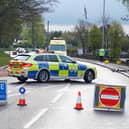 Emergency services at the scene on the A27. Picture: Sussex News and Pictures