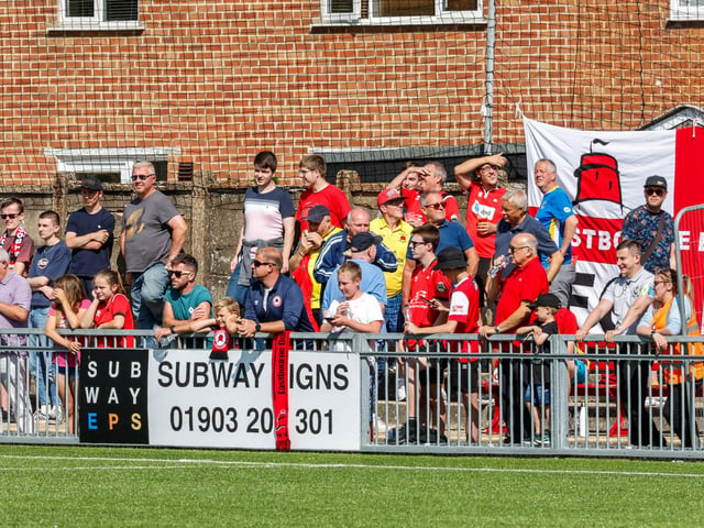 Action from Worthing v Eastbourne Borough