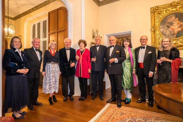 Lord and Lady Egremont with Sir Nicholas Coleridge and Trustees/Patrons of Sussex Heritage Trust