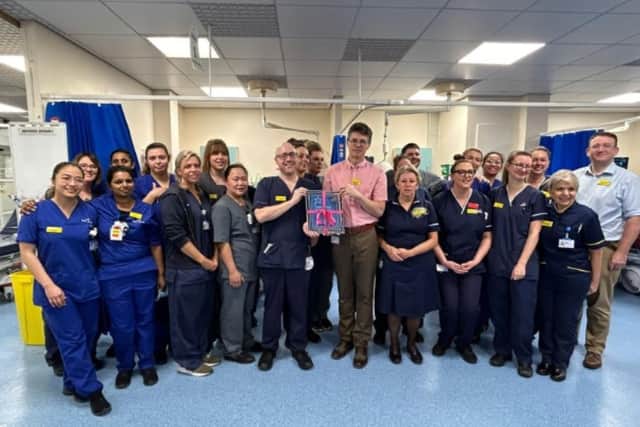 The nursing team at Worthing Hospital’s A&E department at UHSussex has been recognised as Star of the Month for their outstanding commitment, professionalism and teamwork in getting ambulances back out on the road in a record-breaking time.  Photo: UHSussex