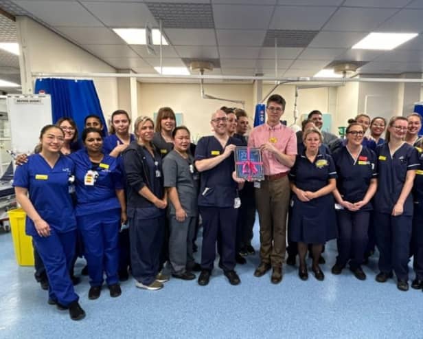 The nursing team at Worthing Hospital’s A&E department at UHSussex has been recognised as Star of the Month for their outstanding commitment, professionalism and teamwork in getting ambulances back out on the road in a record-breaking time.  Photo: UHSussex