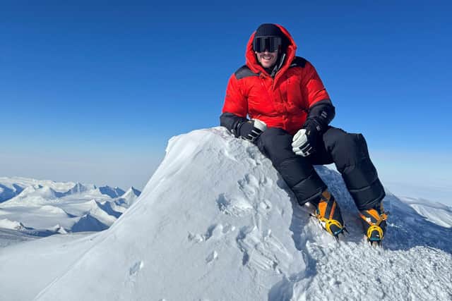 Josh Braid, 39, from Hurstpierpoint, spent December at the South Pole