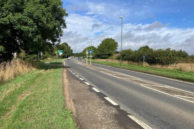 Improvements ahead: the area on the A259 where the signalised ‘Toucan’ crossing for cyclists and pedestrians will be built, replacing the traffic island near Marsh Lane