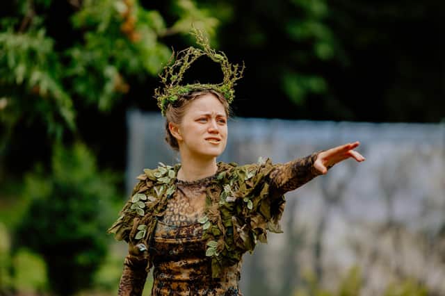 Chichester Festival Youth Theatre - A Misummer Night's Dream dress rehearsal. West Dean Gardens. 4th August 2023.:A Midsummer Night's Dream at West Dean Gardens - pics by Peter Flude