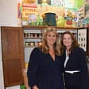 Gillian Keegan visited The Barn, Little London, for Small Business Saturday. Photo: Small Business Saturday.