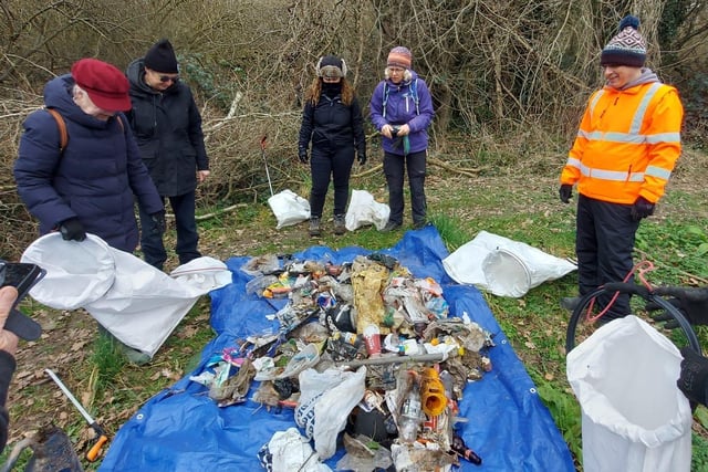 Ouse and Adur Rivers Trust thanked the volunteers for their hard work at the Scrase Valley Nature Reserve clean-up on Tuesday, February 28.