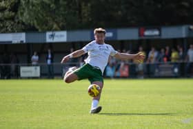 Charlie Hester-Cook was on the scoresheet for Horsham against Maidstone United. Picture by McCartney Martin