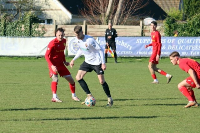 Pagham v Newhaven in the SCFL premier - it finished 0-0