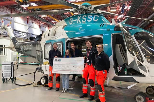 Mid Sussex golfers have raised £2,300 for Air Ambulance Charity Kent, Surrey, Sussex (KSS)