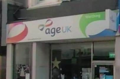 The Age UK shop in Chapel Road