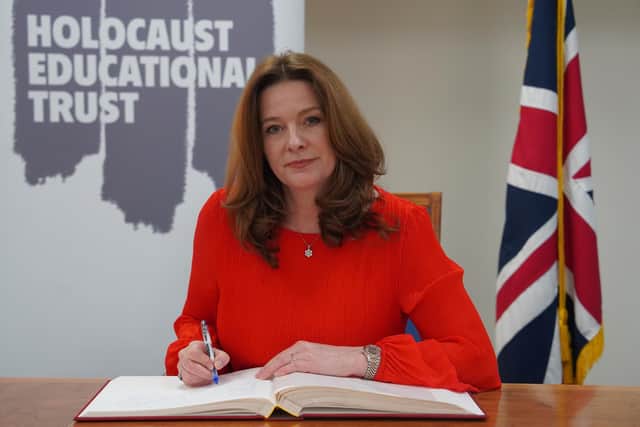 Chichester MP Gillian Keegan has marked Holocaust Memorial Day with a ‘renewed pledge to tackle antisemitism’. Photo: Gillian Keegan