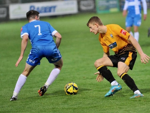 Action from Littlehampton Town v Sheppey in the Isthmian south east division