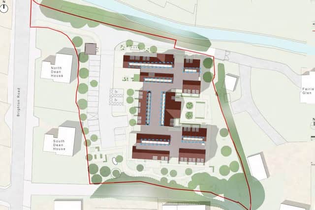 Plans to build a 60-bed care home in Hassocks (Image: Frontier Estates)