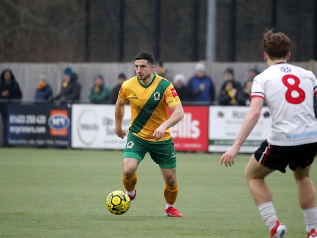 Promotion-chasing Horsham FC were held to a 1-1 draw at home by visiting Chatham Town