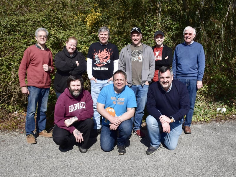 Scale Model Technical Services Ltd in St Leonards celebrates its 40th anniversary. Photo of the whole team.