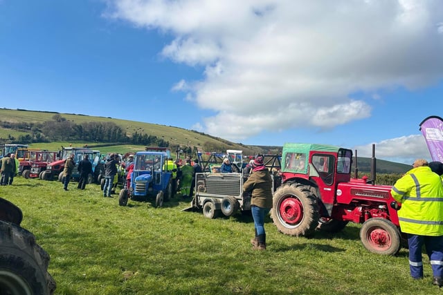 Charity Tractor Run. Pic by Ethan Jarvis-Baker