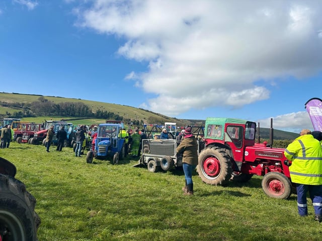 Charity Tractor Run. Pic by Ethan Jarvis-Baker