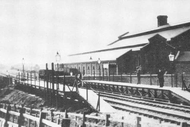 Glyne Gap station - right where the Ravenside shops are now.
