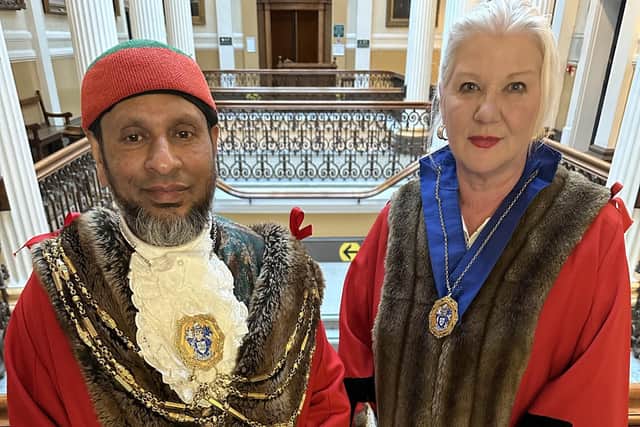 Mayor Mohammed Asaduzzaman and deputy Mayor Amanda Grimshaw | Picture: Sarah Booker-Lewis