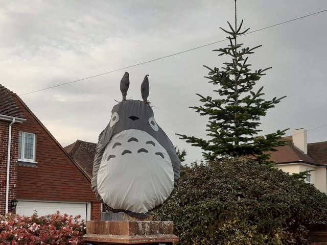 Some of the super scarecrows created for the Ferring Scarecrow Festival 2022, raising money for 1st Ferring Scouting Group. Some have pumpkins displaying a letter, five in North Ferring and nine in South Ferring. Unscramble them to enter the prize draw. Trail maps available at Brown's Natural Pet store.