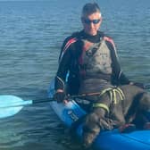 Dave kayaking. Photo: contributed
